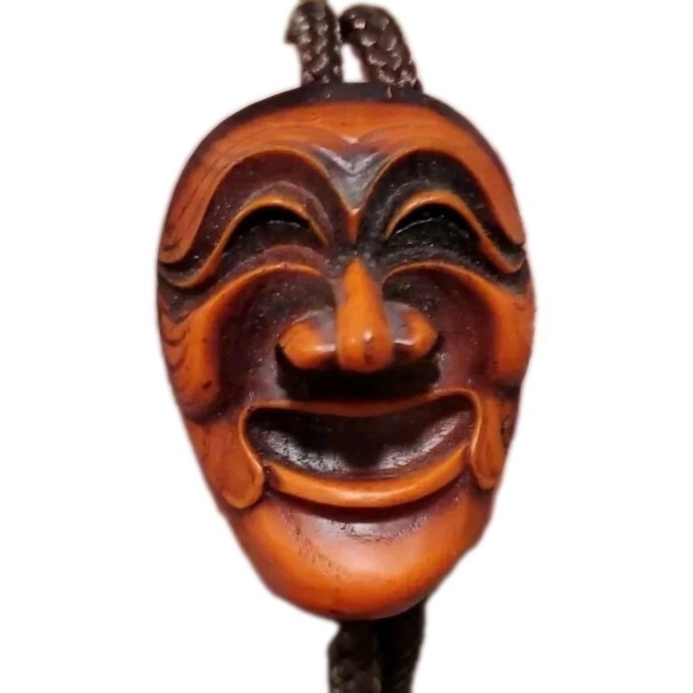 Korean Hahoetal‎ Yangban Theatrical Face Mask Bolo Tie